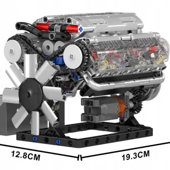Set Kockica Motor V8, 552 Dijela 5