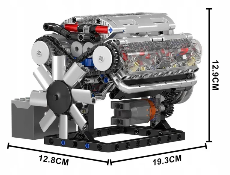 Set Kockica Motor V8, 552 Dijela 5