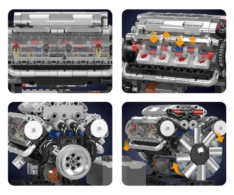Set Kockica Motor V8, 552 Dijela 6