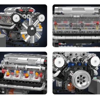 Set Kockica Motor V8, 552 Dijela 7