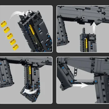 Set Kockica Puška S Projektilima 1133 Dijela 6+ 4