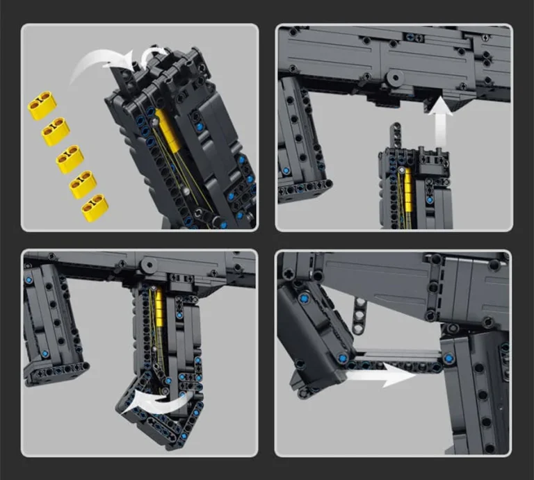 Set Kockica Puška S Projektilima 1133 Dijela 6+ 4