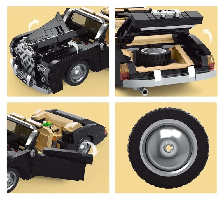 Set Kockica Retro Automobil 1096 Dijelova 7