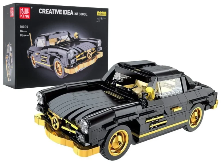 Set Kockica Retro Automobil Crni 886 Dijelova 1