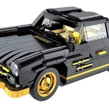 Set Kockica Retro Automobil Crni 886 Dijelova 2