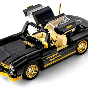 Set Kockica Retro Automobil Crni 886 Dijelova 3