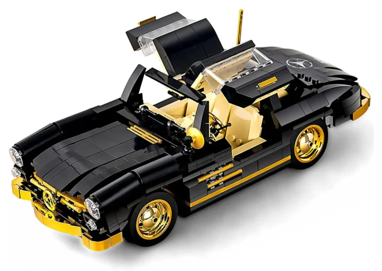 Set Kockica Retro Automobil Crni 886 Dijelova 3