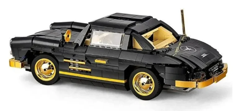 Set Kockica Retro Automobil Crni 886 Dijelova 6