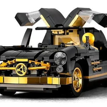 Set Kockica Retro Automobil Crni 886 Dijelova 7