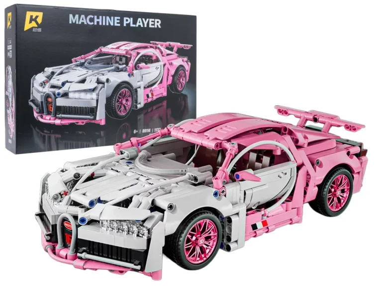 Set Kockica Ružičasti Sportski Automobil, 1132 Dijela 1