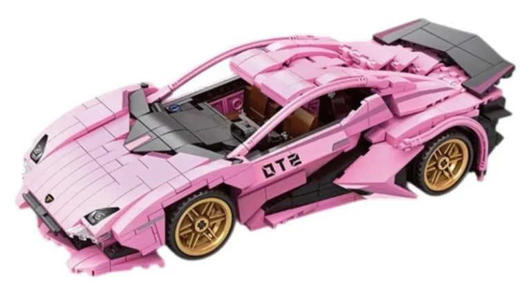 Set Kockica Ružičasti Sportski Automobil, 702 Dijela 2