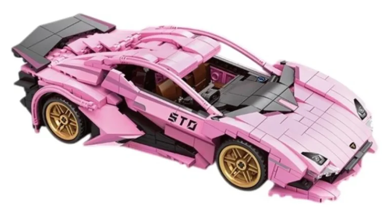 Set Kockica Ružičasti Sportski Automobil, 702 Dijela 3