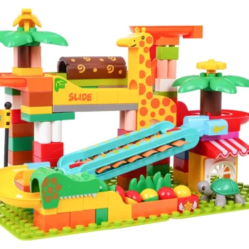 Set Kockica Safari Staza S Lopticama 109 Dijelova 3+ 2