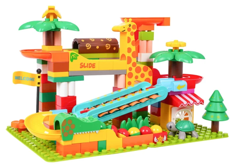 Set Kockica Safari Staza S Lopticama 109 Dijelova 3+ 2