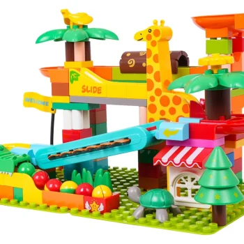 Set Kockica Safari Staza S Lopticama 109 Dijelova 3+ 4