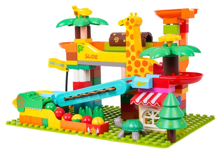 Set Kockica Safari Staza S Lopticama 109 Dijelova 3+ 4
