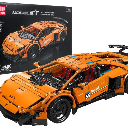 Set Kockica Sportski Auto Narančasti 1620 Dijelova 8+ 1