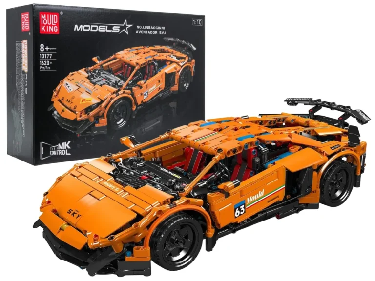 Set Kockica Sportski Auto Narančasti 1620 Dijelova 8+ 1