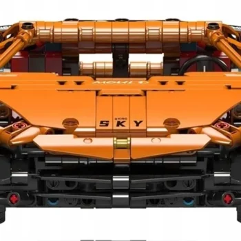 Set Kockica Sportski Auto Narančasti 1620 Dijelova 8+ 3