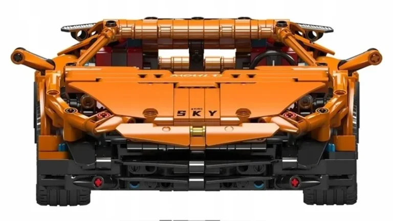 Set Kockica Sportski Auto Narančasti 1620 Dijelova 8+ 3