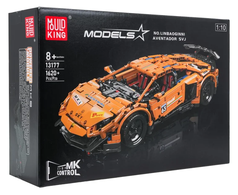 Set Kockica Sportski Auto Narančasti 1620 Dijelova 8+ 8