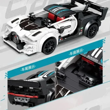 Set Kockica: Sportski Automobil Rc Bijeli 4