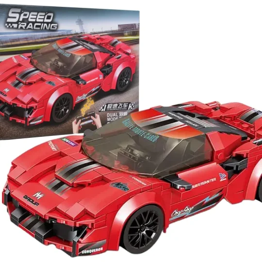 Set Kockica: Sportski Automobil Rc Crveni 1