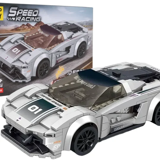 Set Kockica: Sportski Automobil Rc Sivi 1