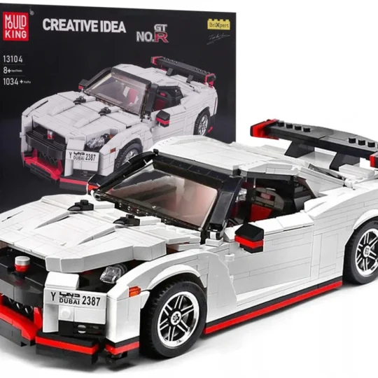 Set Kockica Sportski Automobil Bijeli 1034 Dijela 1
