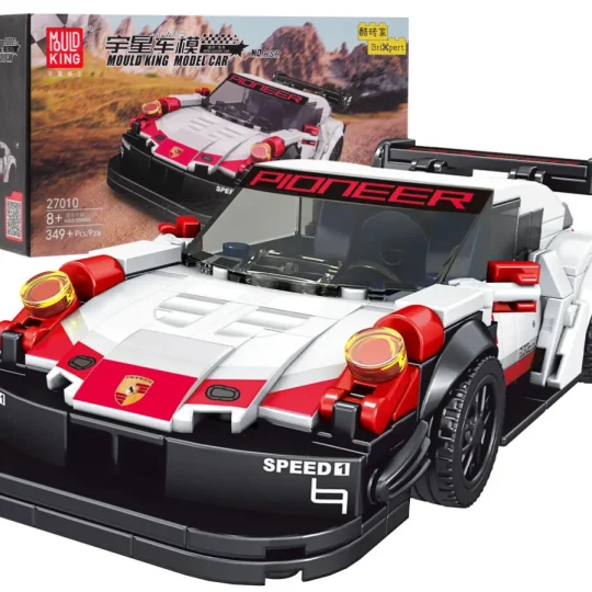 Set Kockica Sportski Automobil Bijeli 349 Dijelova 1