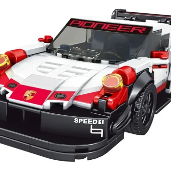 Set Kockica Sportski Automobil Bijeli 349 Dijelova 3