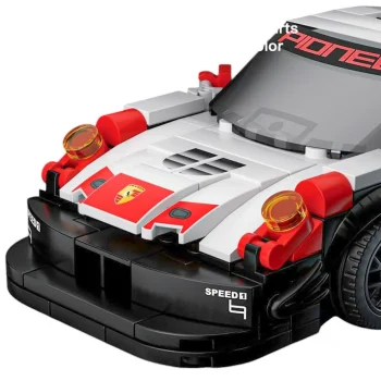 Set Kockica Sportski Automobil Bijeli 349 Dijelova 5