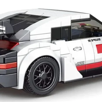 Set Kockica Sportski Automobil Bijeli 349 Dijelova 6