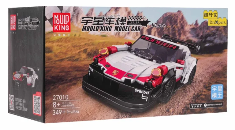 Set Kockica Sportski Automobil Bijeli 349 Dijelova 9