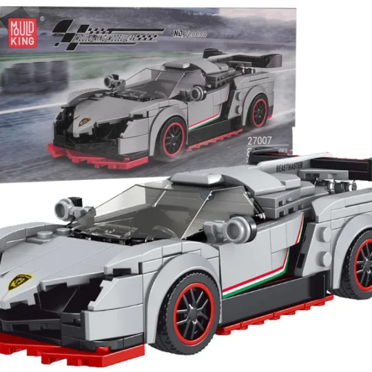 Set Kockica Sportski Automobil Bijeli 398 Dijelova 1