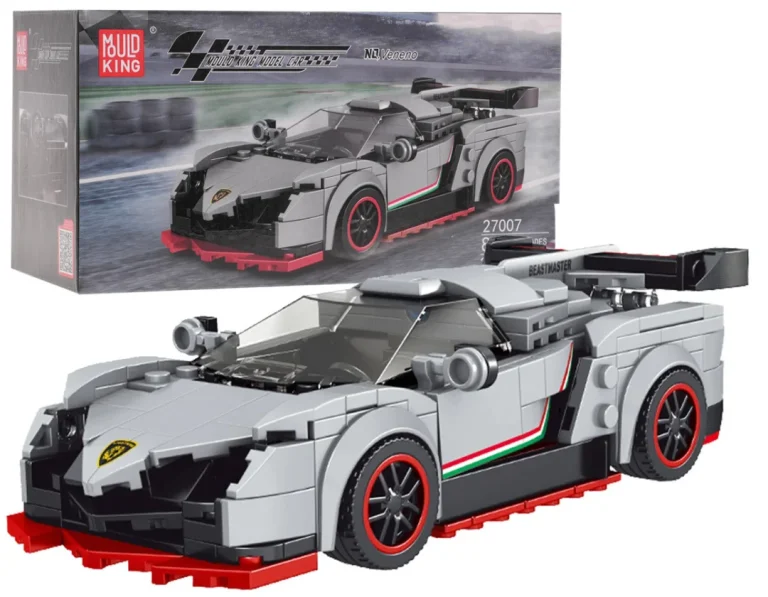 Set Kockica Sportski Automobil Bijeli 398 Dijelova 1