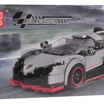 Set Kockica Sportski Automobil Bijeli 398 Dijelova 8