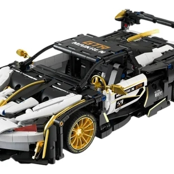 Set Kockica: Sportski Automobil Bijelo Crni 1:14, 1242 Dijelova 2
