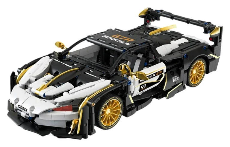 Set Kockica: Sportski Automobil Bijelo Crni 1:14, 1242 Dijelova 2
