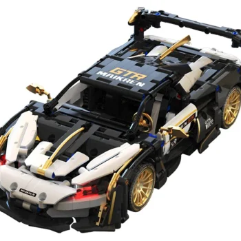 Set Kockica: Sportski Automobil Bijelo Crni 1:14, 1242 Dijelova 3