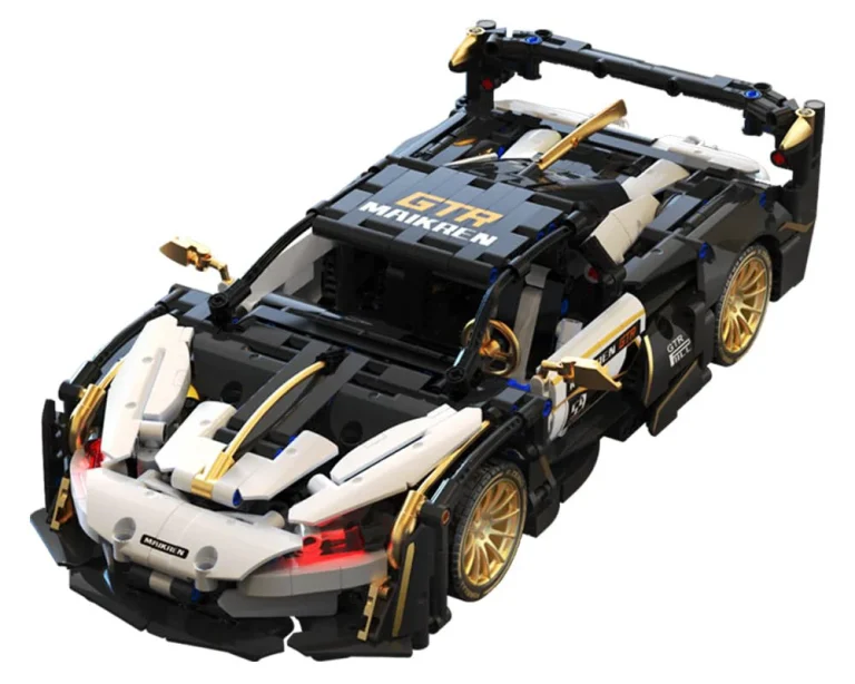 Set Kockica: Sportski Automobil Bijelo Crni 1:14, 1242 Dijelova 3