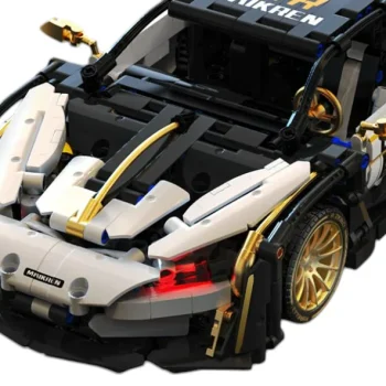 Set Kockica: Sportski Automobil Bijelo Crni 1:14, 1242 Dijelova 6