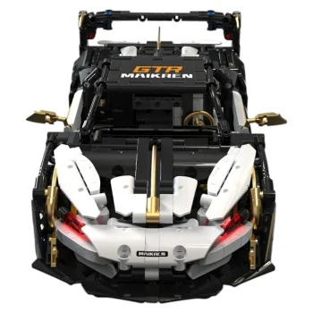 Set Kockica: Sportski Automobil Bijelo Crni 1:14, 1242 Dijelova 7