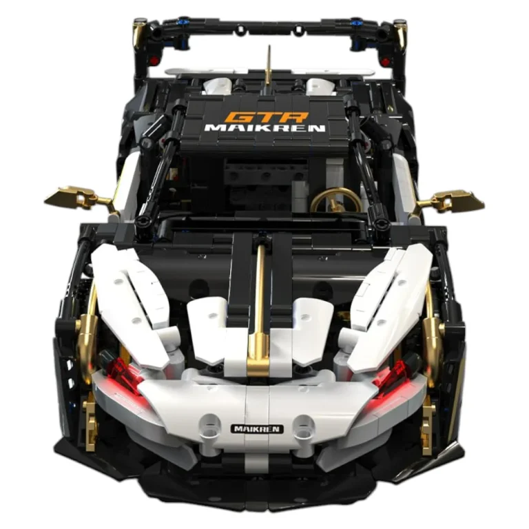 Set Kockica: Sportski Automobil Bijelo Crni 1:14, 1242 Dijelova 7