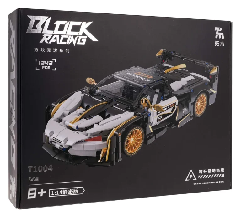 Set Kockica: Sportski Automobil Bijelo Crni 1:14, 1242 Dijelova 9