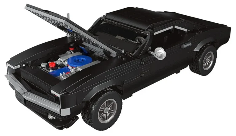 Set Kockica: Sportski Automobil Crni 1:12, 1439 Dijelova 2