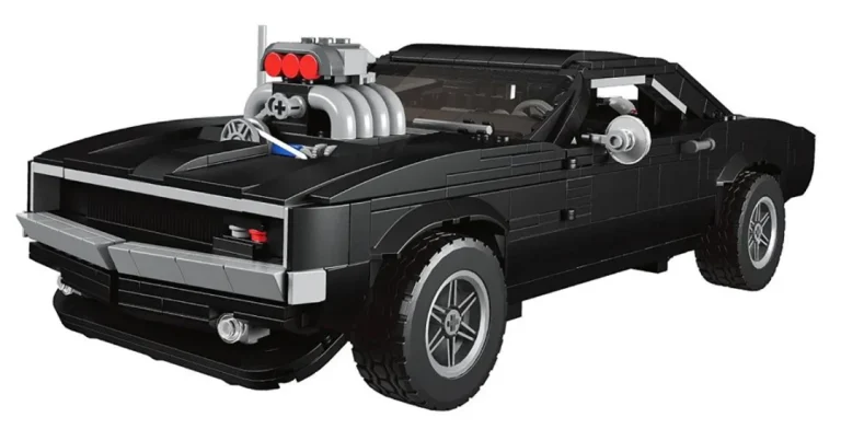 Set Kockica: Sportski Automobil Crni 1:12, 1439 Dijelova 3