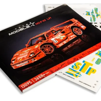 Set Kockica Sportski Automobil Crveni 1:10 2688 Dijelova 13