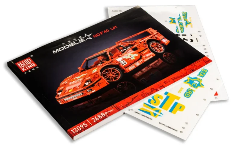 Set Kockica Sportski Automobil Crveni 1:10 2688 Dijelova 13