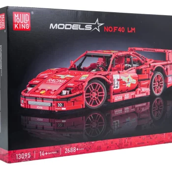 Set Kockica Sportski Automobil Crveni 1:10 2688 Dijelova 14